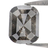 Natural Loose Cushion Diamond, Salt And Pepper Diamond, Natural Loose Diamond, Cushion Cut Diamond, 1.15 CT Cushion Shape Diamond L2857