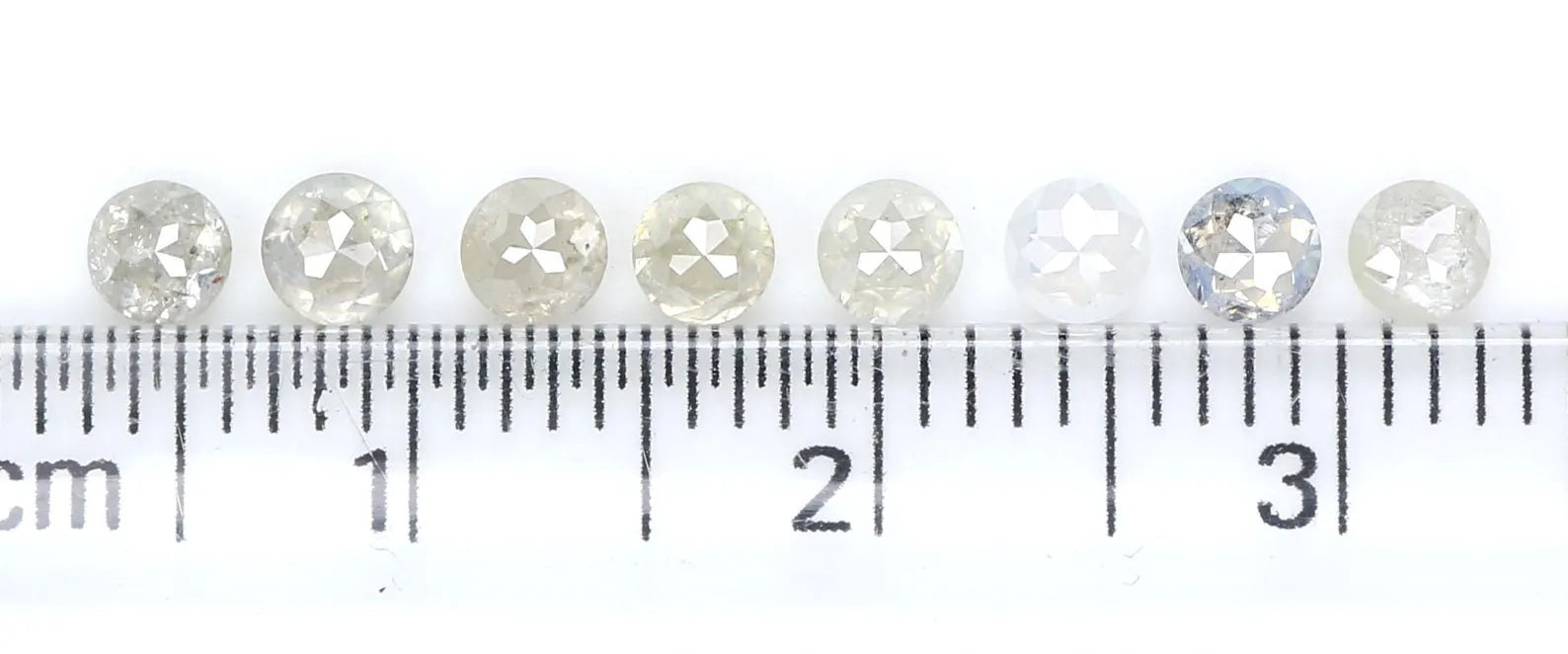 1.32 CT Natural Loose Round Rose Cut Diamond Grey Color Round Shape Diamond 3.10 MM Natural Loose Grey Color Round Rose Cut Diamond NQ415