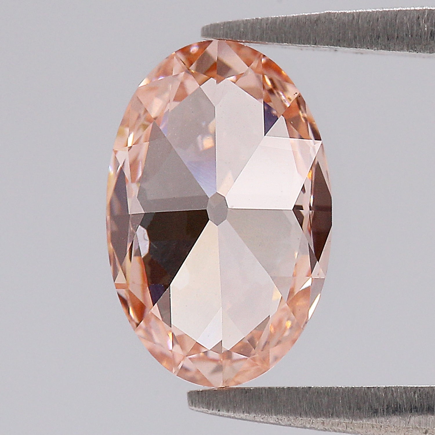 1.64 CT IGI Certified Oval Old European Cut Diamond Fancy Vivid Pink Color VS1 Clarity Diamond Lab Grown Diamond Lab Created Diamond L3670