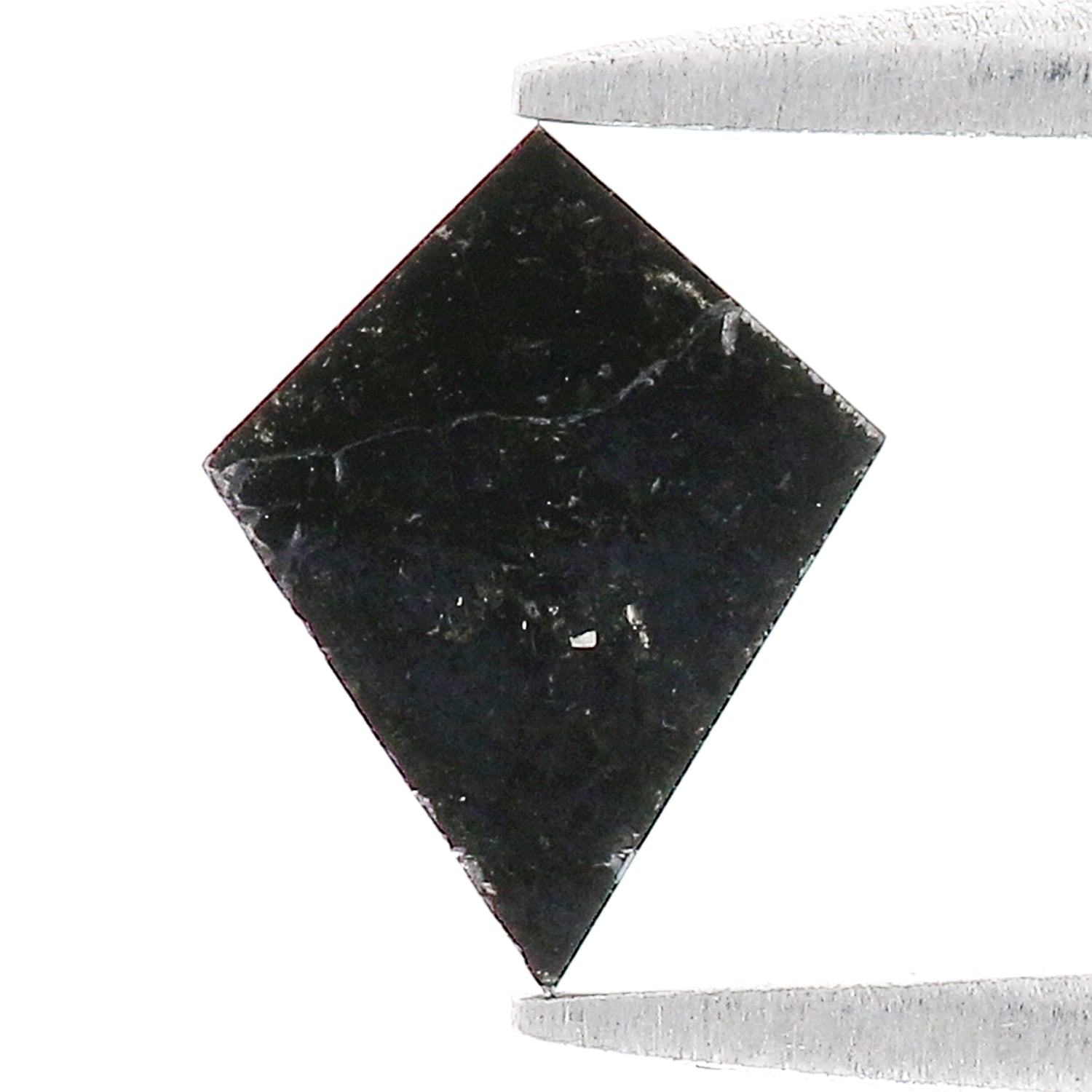 0.81 CT Natural Loose Kite Shape Diamond Black Color Kite Cut Diamond 8.55 MM Natural Loose Black Color Diamond Kite Rose Cut Diamond N2603