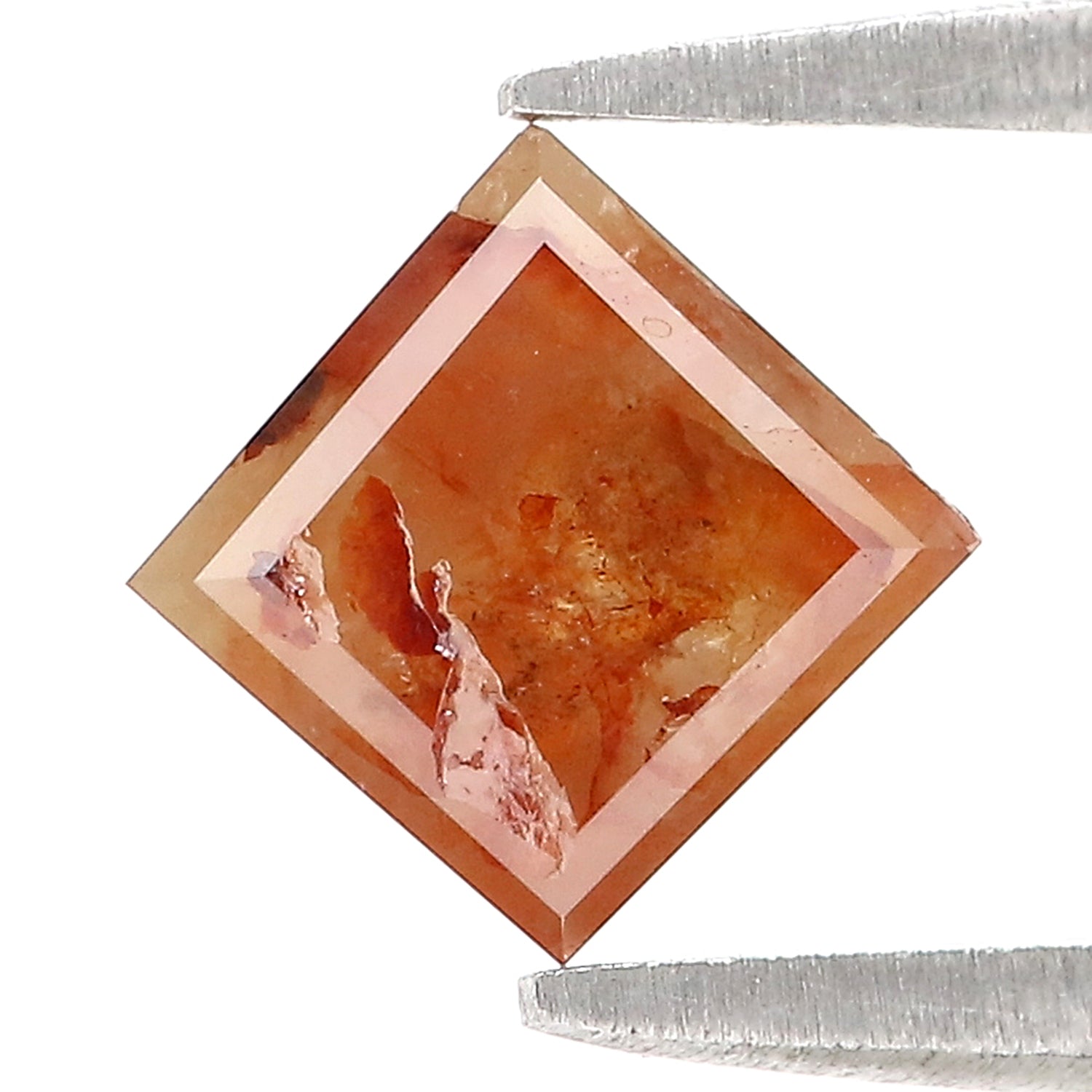 1.04 Ct Natural Loose Kite Shape Diamond Brown Color Kite Cut Diamond 8.05 MM Natural Brown Color Diamond Kite Rose Cut Diamond LQ3353