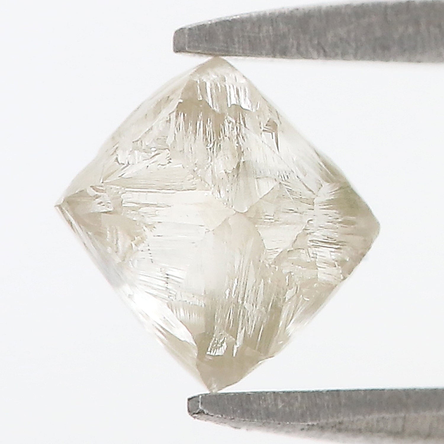 1.33 CT Natural Loose Rough Shape Diamond White-J Color Irregular Cut Diamond 5.25 MM Natural Diamond J Color Rough UnCut Diamond L3488