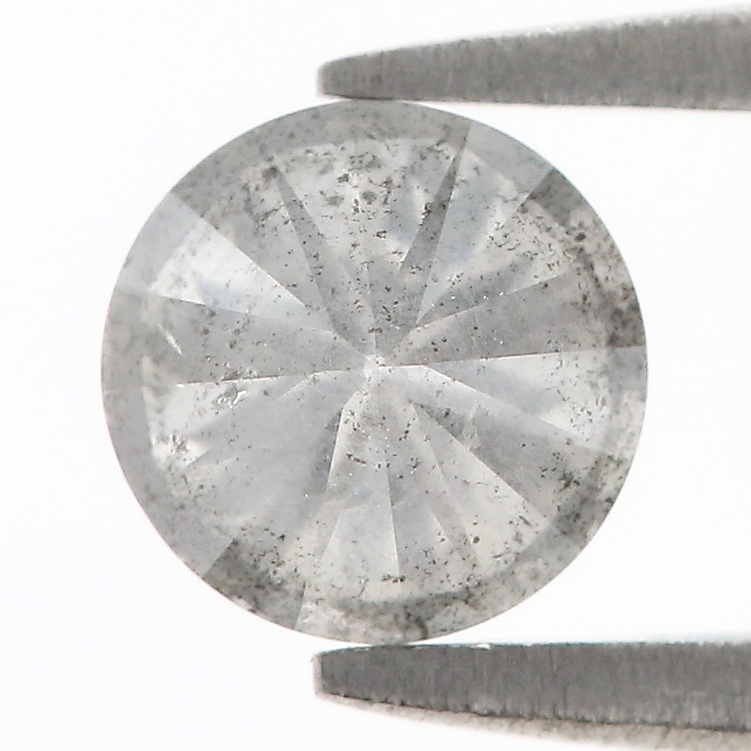 0.96 CT Natural Loose Round Shape Diamond Grey Color Round Cut Diamond 6.05 MM Natural Loose Diamond Round Brilliant Cut Diamond LQ262