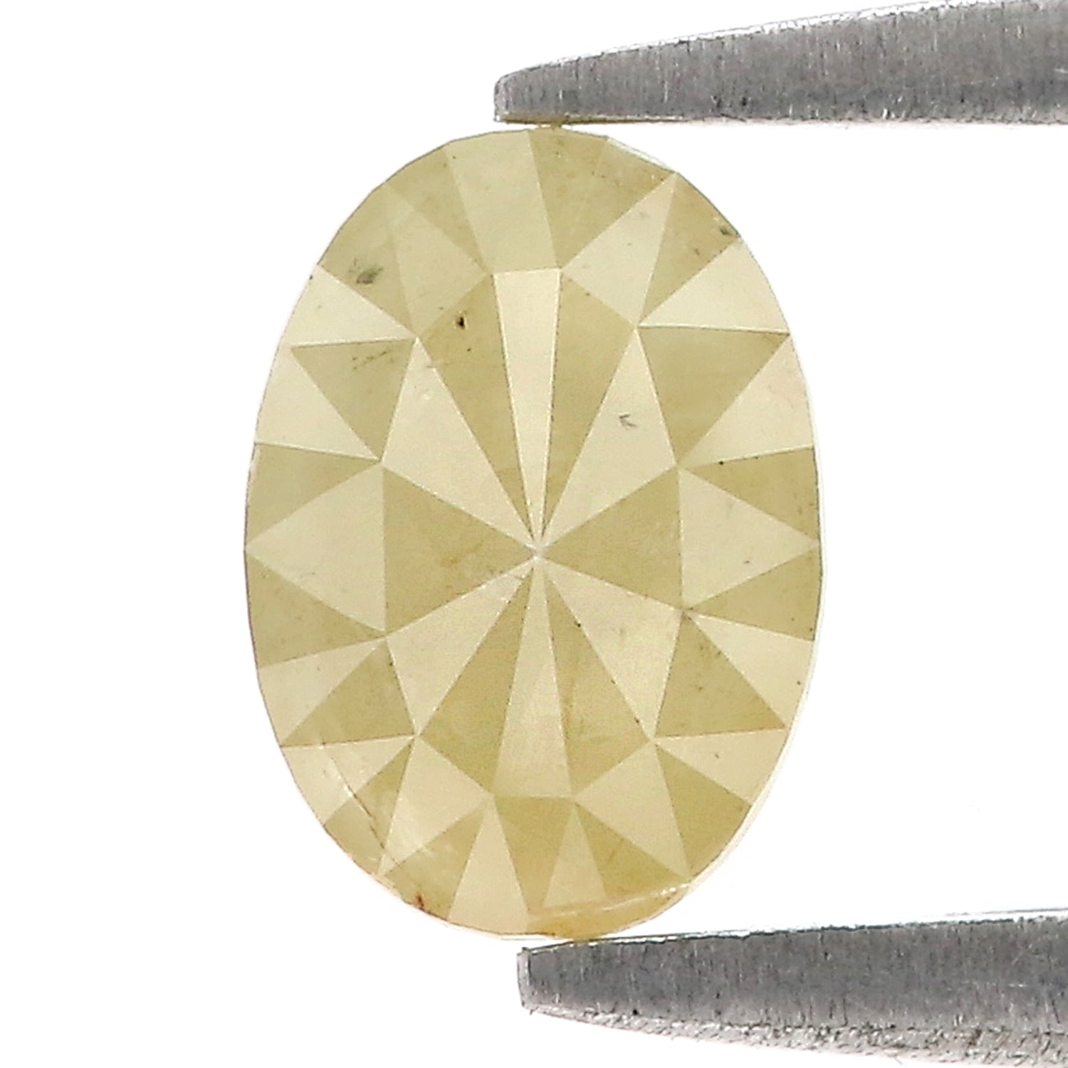 0.80 CT Natural Loose Oval Shape Diamond Yellow Color Oval Cut Diamond 7.00 MM Natural Loose Diamond Yellow Oval Rose Cut Diamond LQ8014