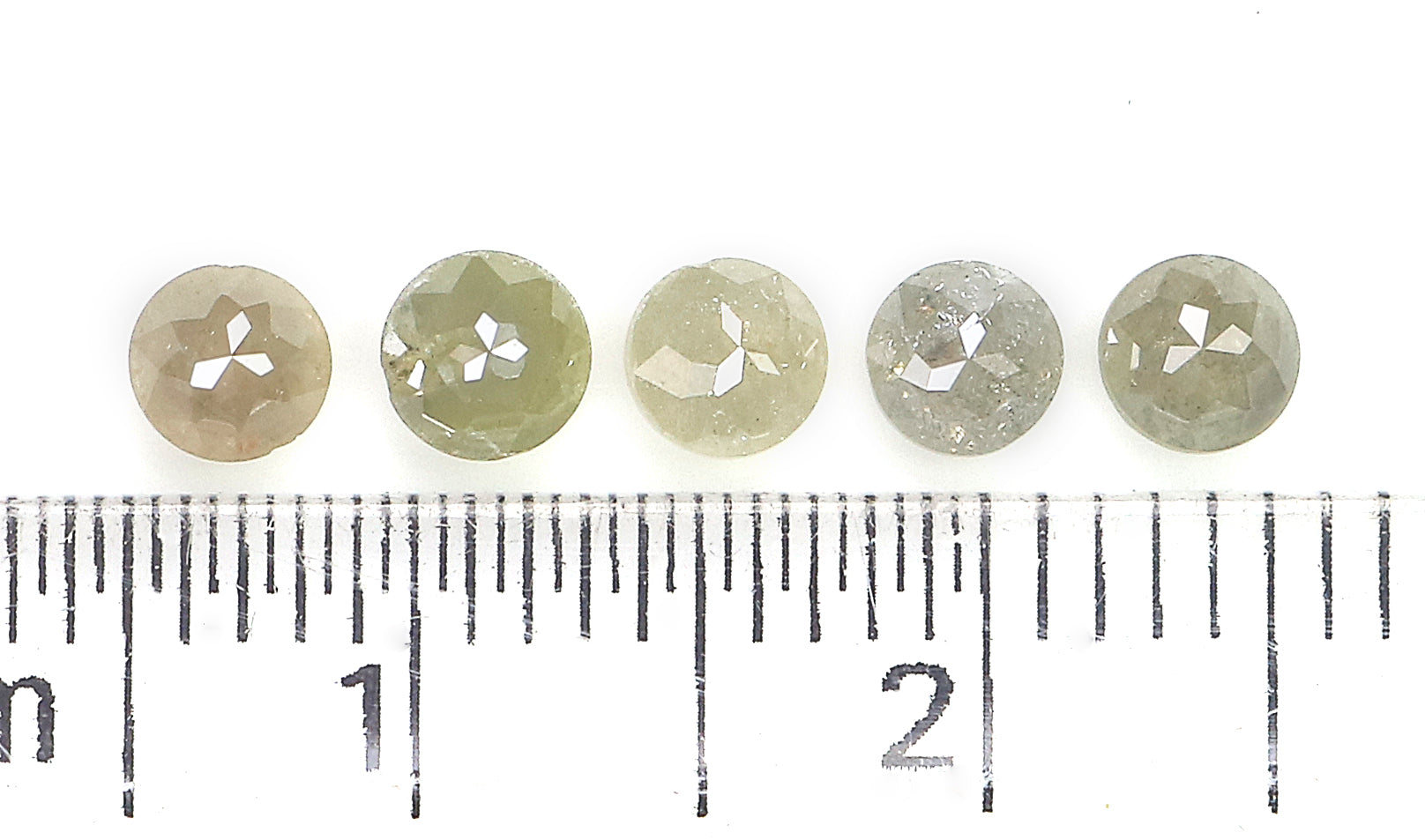 1.06 CT Natural Loose Round Rose Cut Diamond Grey Color Round Shape Diamond 3.50 MM Natural Loose Grey Color Round Rose Cut Diamond LQ6054