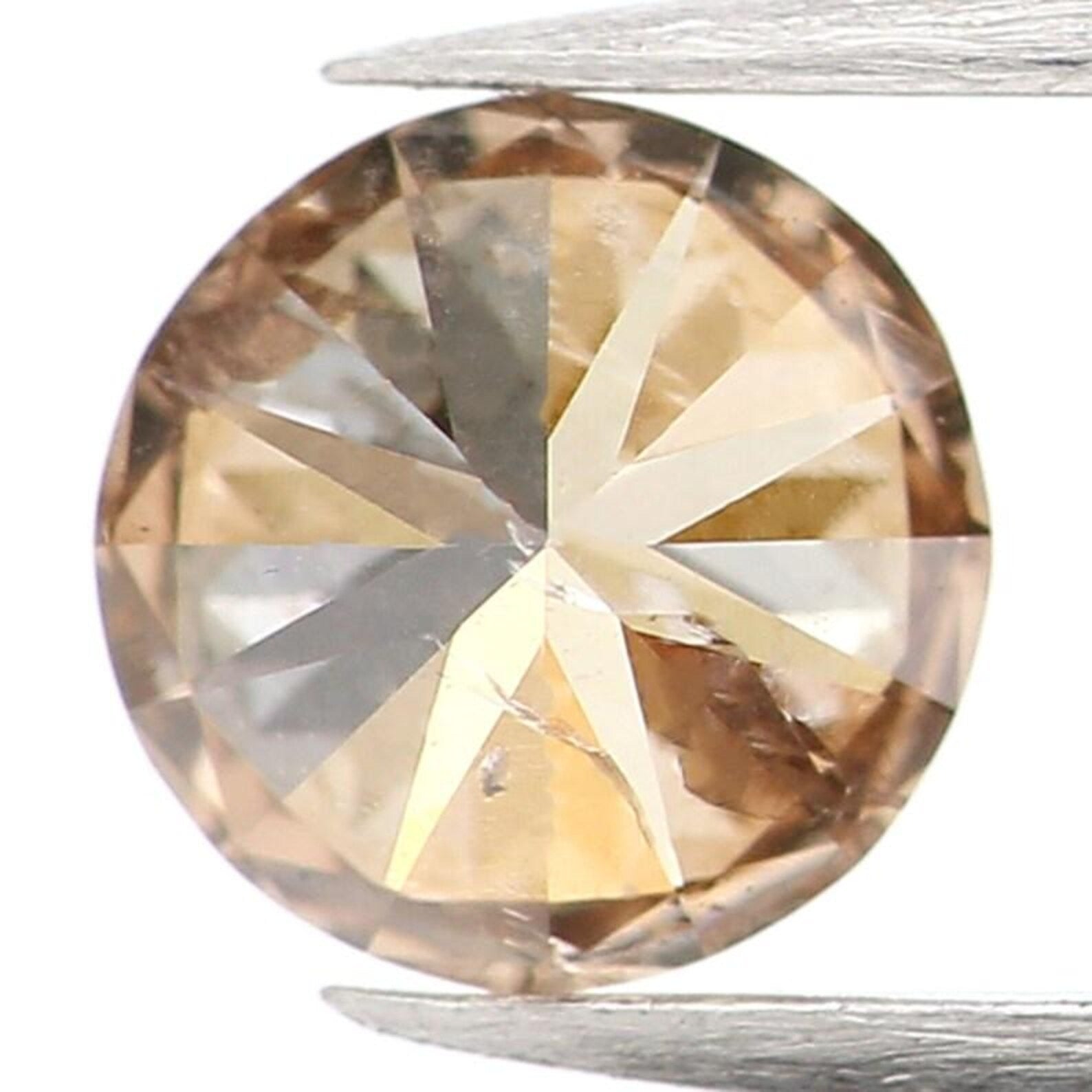 0.33 CT Natural Loose Round Shape Diamond Brown Color Round Cut Diamond 4.50 MM Natural Loose Brown Color Round Brilliant Cut Diamond NQ1199