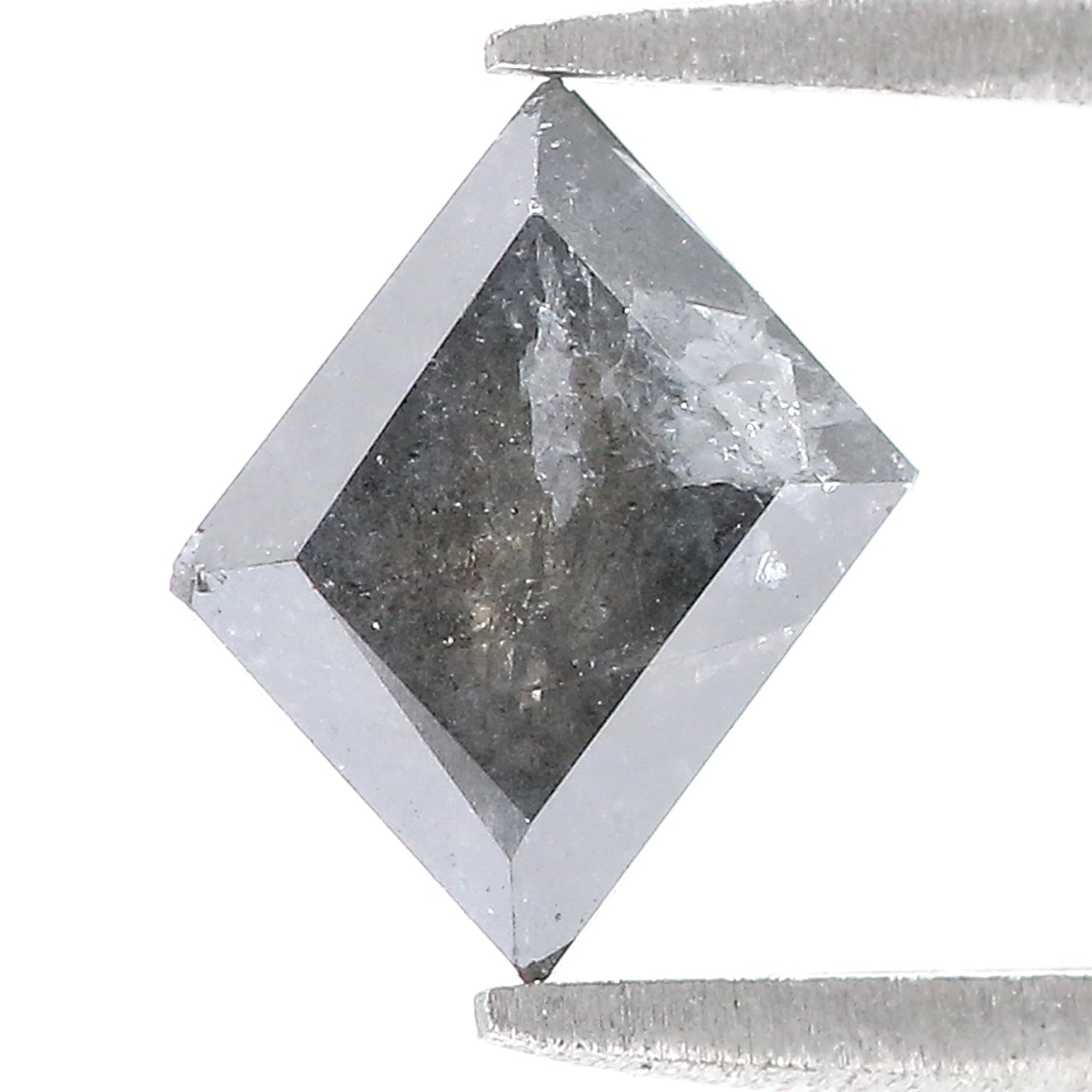 1.63 Ct Natural Loose Kite Shape Diamond Black Color Kite Cut Diamond 9.25 MM Natural Loose Grey Color Diamond Kite Rose Cut Diamond LQ8125