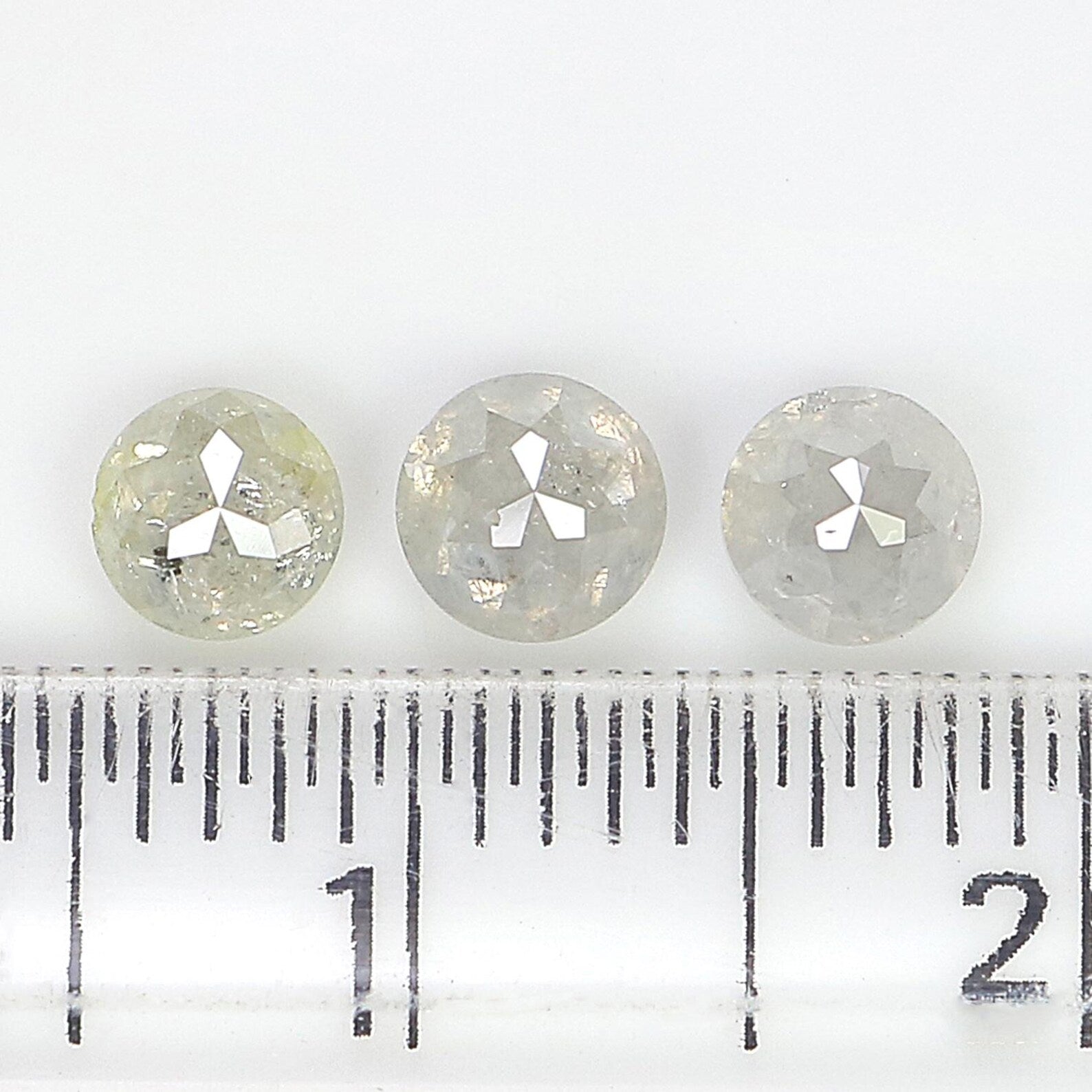 1.01 CT Natural Loose Round Rose Cut Diamond Grey Color Round Shape Diamond 4.00 MM Natural Loose Grey Color Round Rose Cut Diamond NQ2571