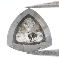 Natural Loose Triangle Diamond, Salt And Pepper Triangle Diamond Natural Loose Diamond, Triangle Cut Diamond, 1.79 CT Triangle Shape KDL8570