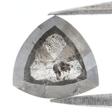Natural Loose Triangle Diamond, Salt And Pepper Triangle Diamond Natural Loose Diamond, Triangle Cut Diamond, 1.79 CT Triangle Shape KDL8570
