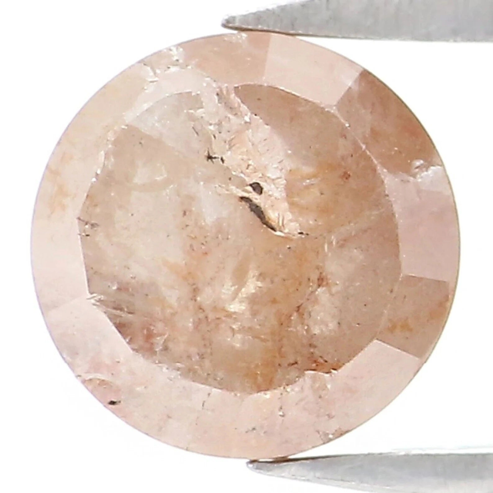 1.19 CT Natural Loose Round Diamond Grey Color Diamond Natural Loose Diamond 5.90 MM Brown Round Rose Cut Diamond Round Shape Diamond NQ351