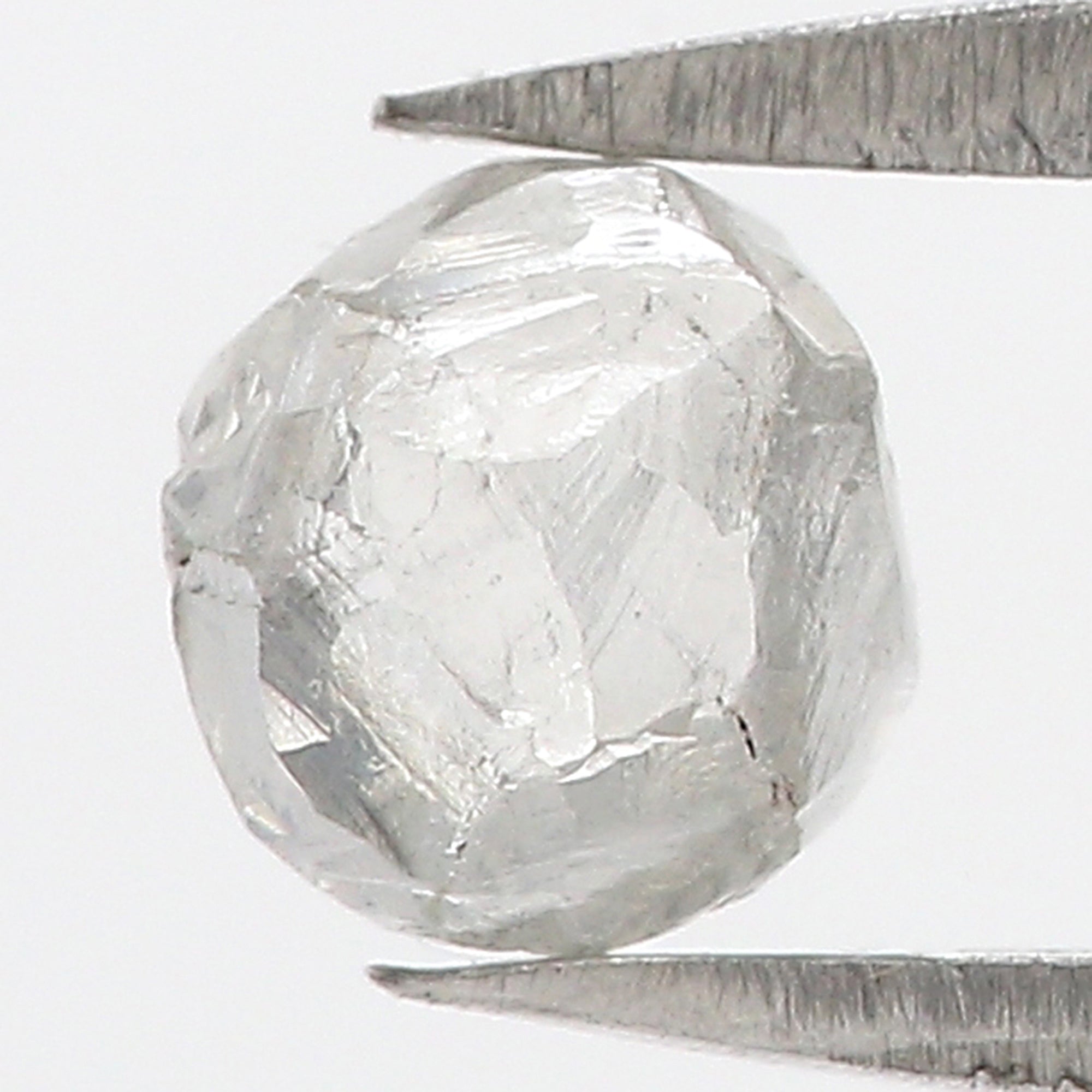 0.93 CT Natural Loose Rough Shape Diamond Grey Color Rough Diamond 5.10 MM Natural Loose Grey Diamond Rough Irregular Cut Diamond QL3114