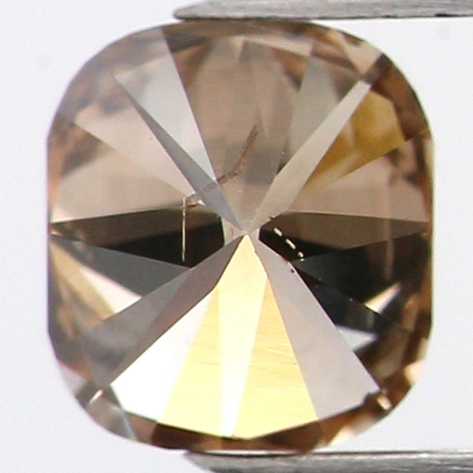 0.52 CT Natural Loose Cushion Diamond Brown Color Cushion Cut Diamond 4.60 MM Natural Loose Diamond Cushion Brilliant Cut Diamond NQ1304