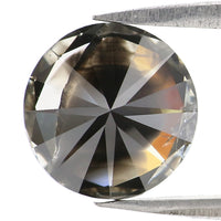 Natural Loose Round Diamond, Black Color Round Diamond, Natural Loose Diamond, Brilliant Cut Diamond, Round Cut, 2.93 CT Round Shape KDL389