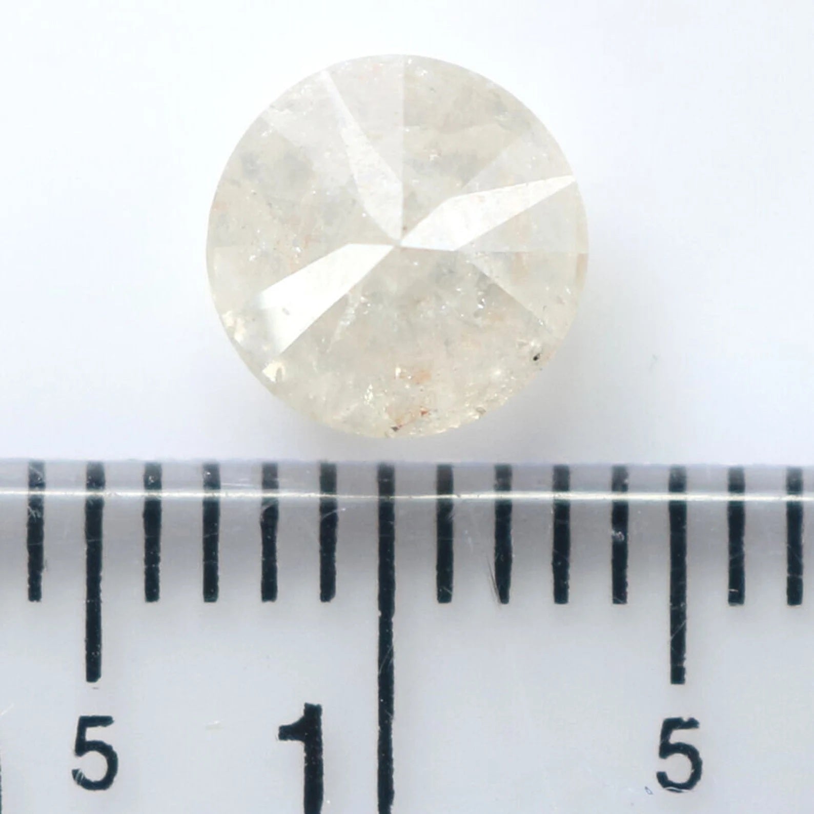 1.51 CT Natural Loose Round Brilliant Cut Diamond Ice Grey Color Round Diamond 6.50 MM Natural Loose Diamond Round Shape Diamond QN9760