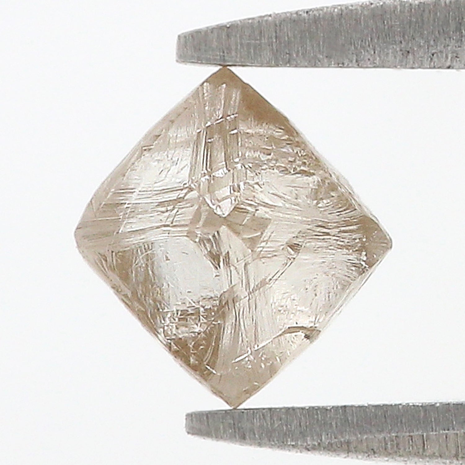 0.90 CT Natural Loose Rough Shape Diamond White-L Color Irregular Cut Diamond 6.05 MM Natural Loose White-L Color Rough UnCut Diamond L3540