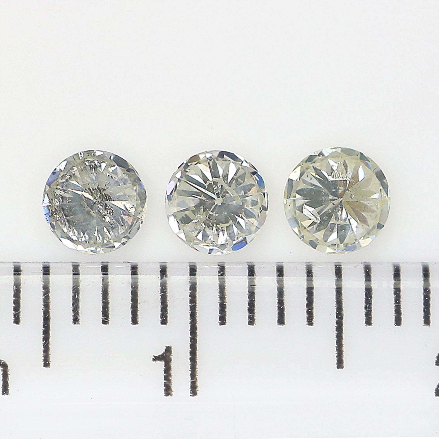 0.55 Ct Natural Loose Round Shape Diamond White - I Color Round Cut Diamond 3.70 MM Natural White Color Round Brilliant Cut Diamond LQ2009