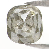 Natural Loose Cushion Diamond, Salt And Pepper Diamond, Natural Loose Diamond, Cushion Rose Cut Diamond, 0.97 CT Cushion Shape Diamond L2860
