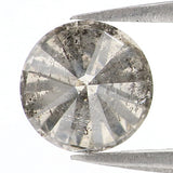 Natural Loose Round Diamond, Salt And Pepper Round Diamond, Natural Loose Diamond, Round Brilliant Cut Diamond, 1.57 CT Round Shape KDL8546