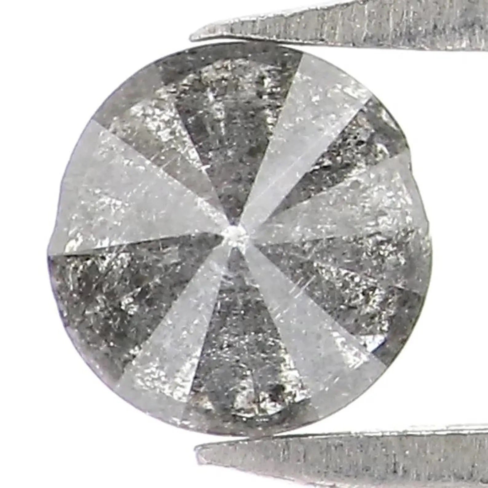 0.38 CT Natural Loose Round Shape Diamond Salt And Pepper Round Diamond 4.40 MM Natural Black Grey Color Round Brilliant Cut Diamond NQ2324