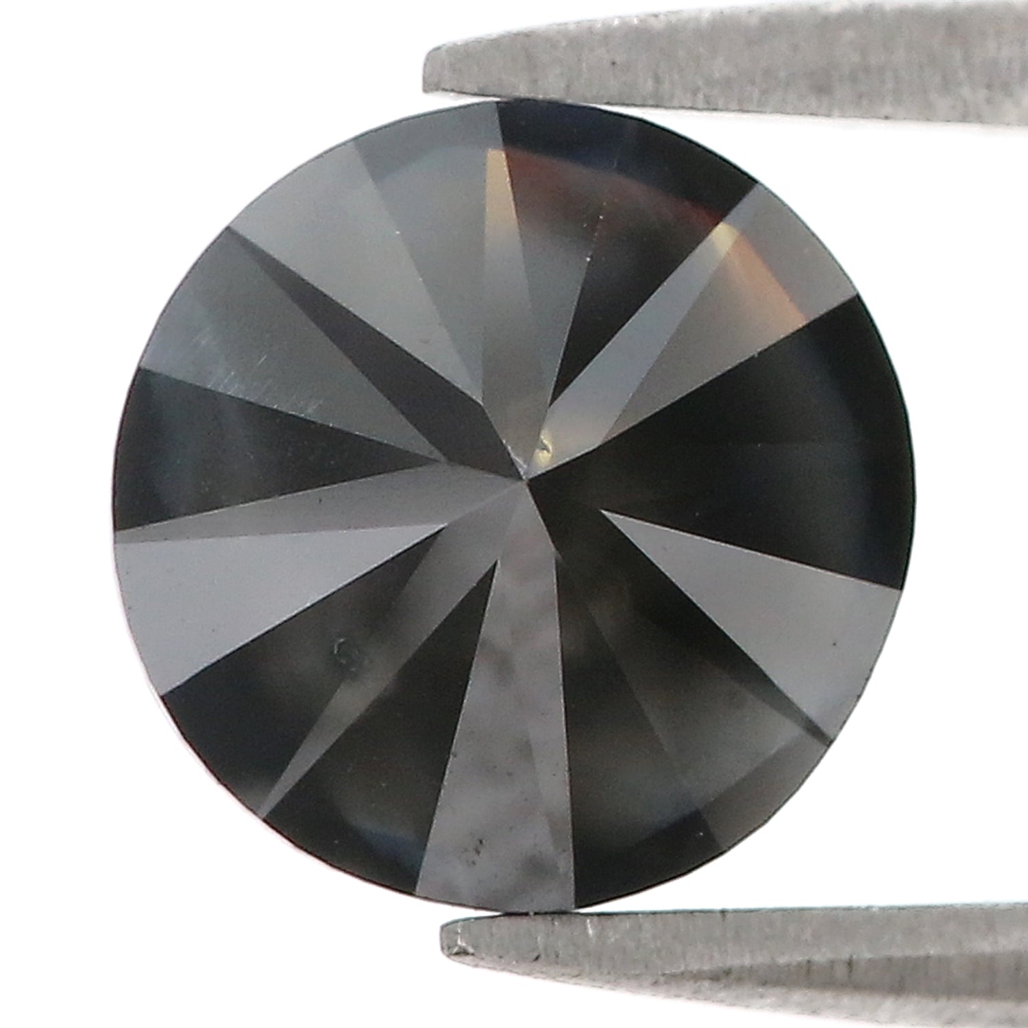 2.65 Ct Natural Loose Round Diamond Black Color Round Diamond 8.55 MM Natural Loose Diamond Black Color Round Brilliant Cut Diamond QL9631