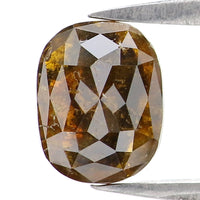 Natural Loose Oval Diamond, Brown Color Diamond, Natural Loose Diamond, Oval Rose Cut Diamond, Oval Cut, 1.18 CT Oval Shape Diamond KDL2867