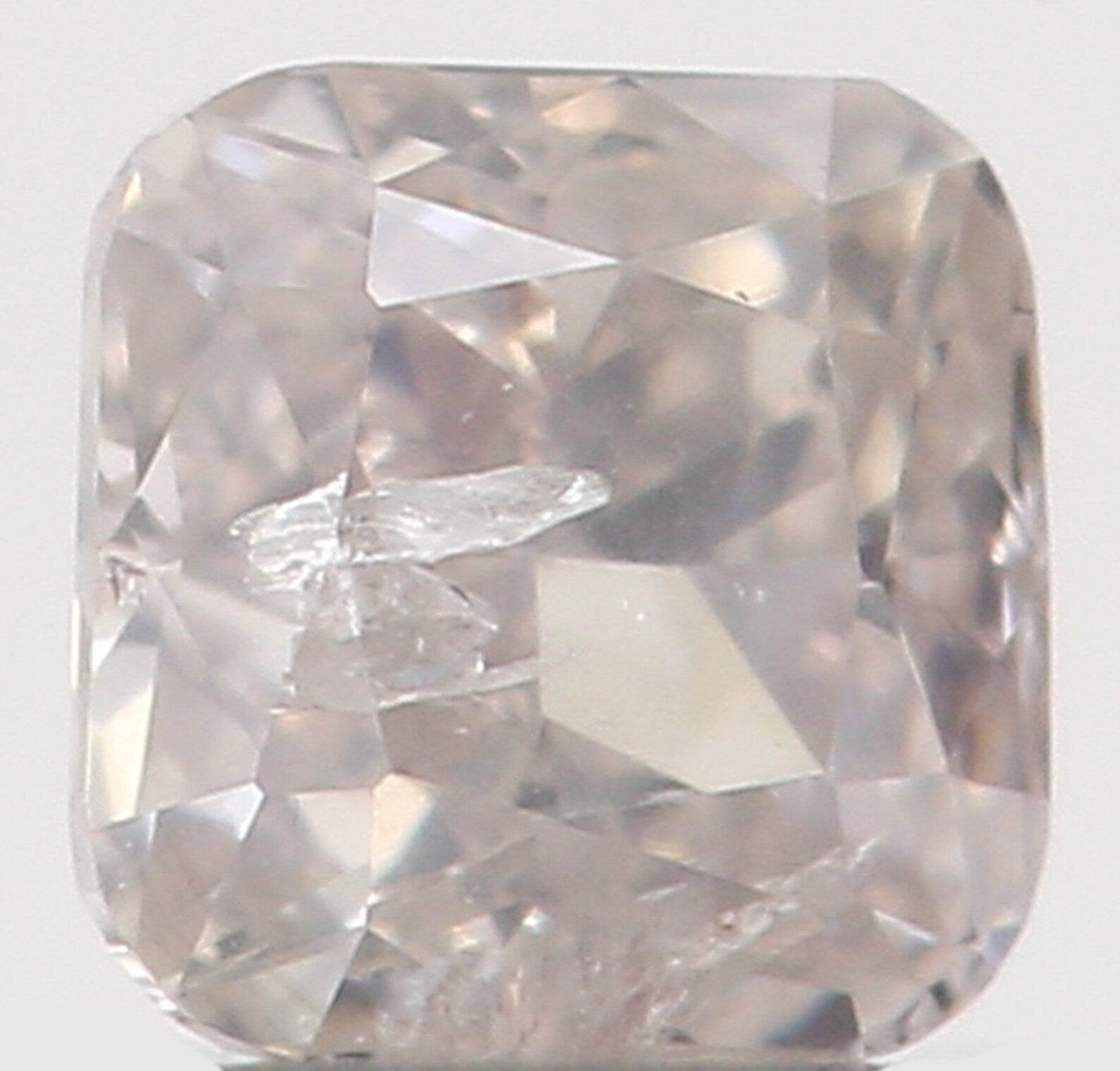 0.13 Ct Natural Loose Cushion Diamond Brown Pink Color Cushion Diamond 2.80 MM Natural Loose Diamond Cushion Brilliant Cut Diamond N7699