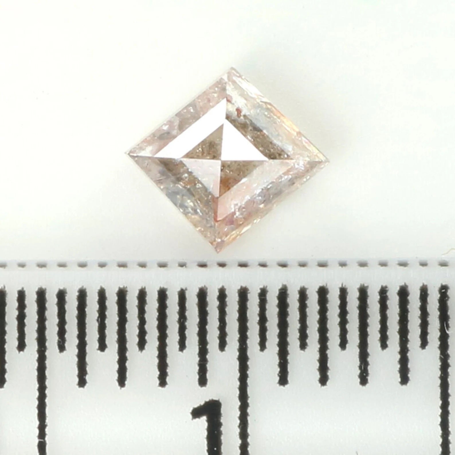 0.32 CT Natural Loose Kite Shape Diamond Grey Brown Color Kite Shape Diamond 5.15 MM Natural Loose Grey Brown Kite Rose Cut Diamond NQ432
