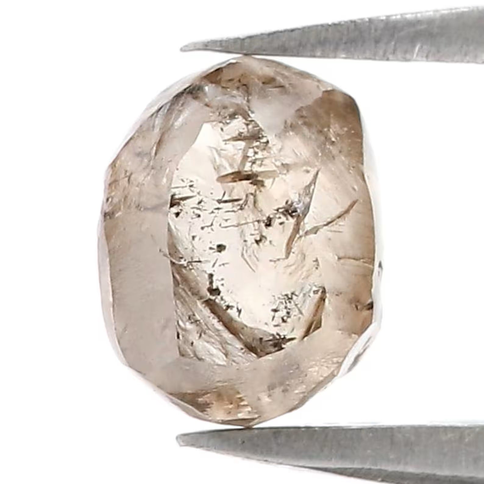 1.14 CT Natural Loose Rough Shape Diamond Brown Color Rough Irregular Cut Diamond 6.40 MM Natural Loose Diamond Rough Uncut Diamond QN2526