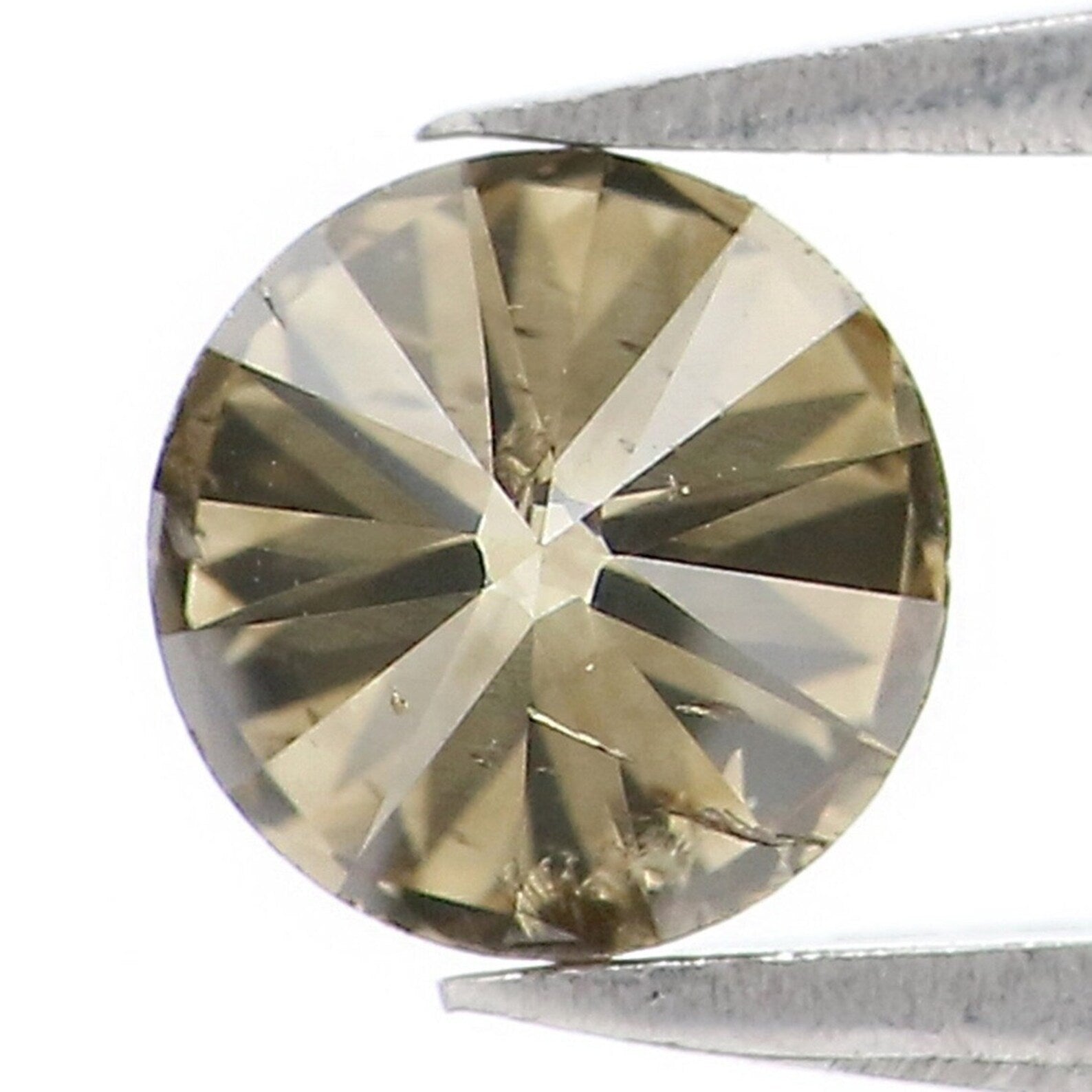 0.73 CT Natural Loose Round Brilliant Cut Diamond Light Green Color Round Shape Diamond 5.20 MM Natural Light Green Round Cut Diamond NQ304