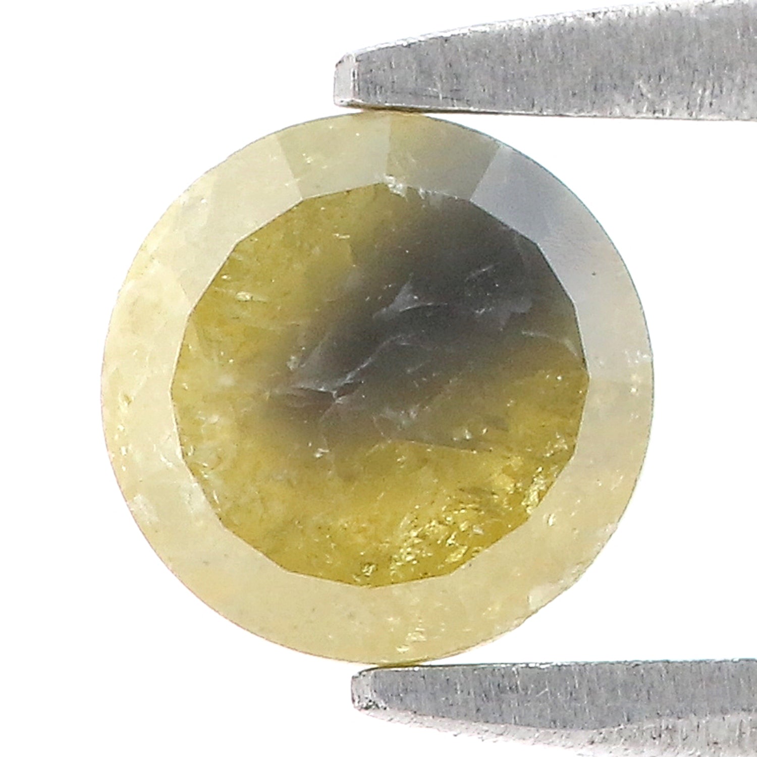 0.70 CT Natural Loose Round Rose Cut Diamond Yellow Color Round Shape Diamond 5.20 MM Natural Yellow Color Round Rose Cut Diamond LQ7810