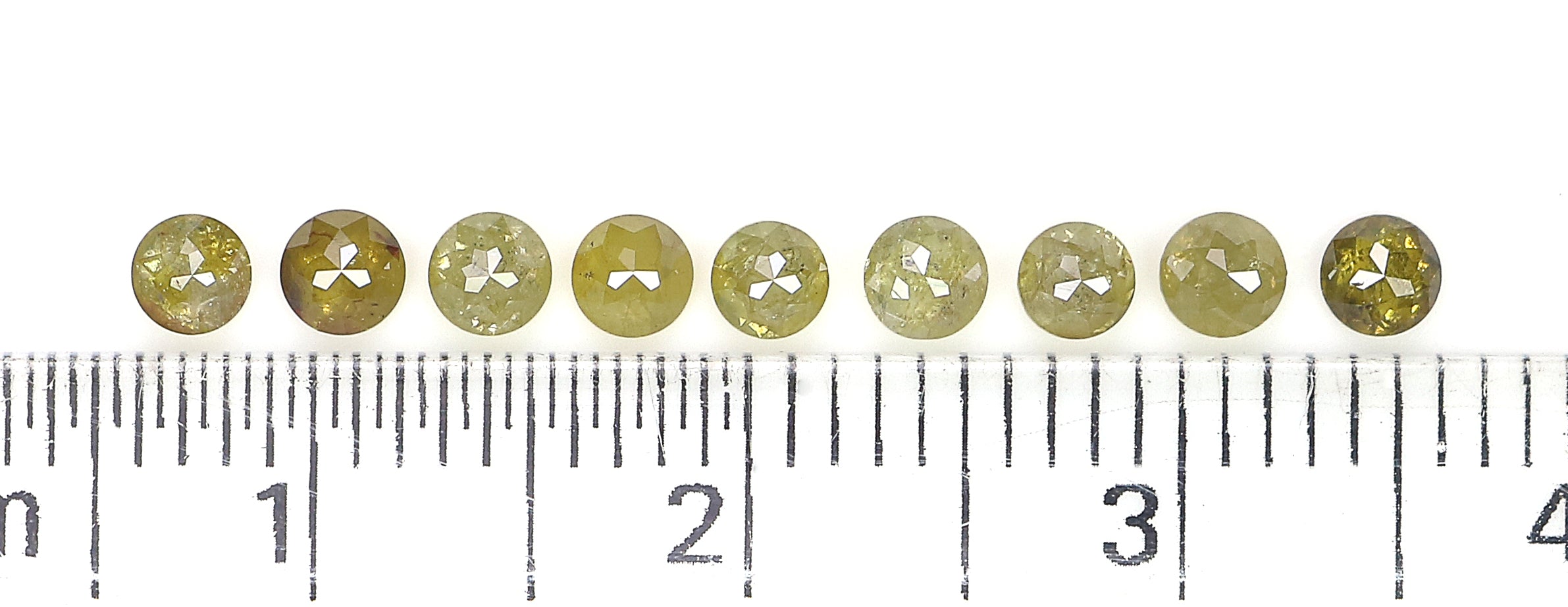 1.07 CT Natural Loose Round Rose Cut Diamond Yellow Color Round Shape Diamond 2.80 MM Natural Yellow Color Round Rose Cut Diamond LQ9408