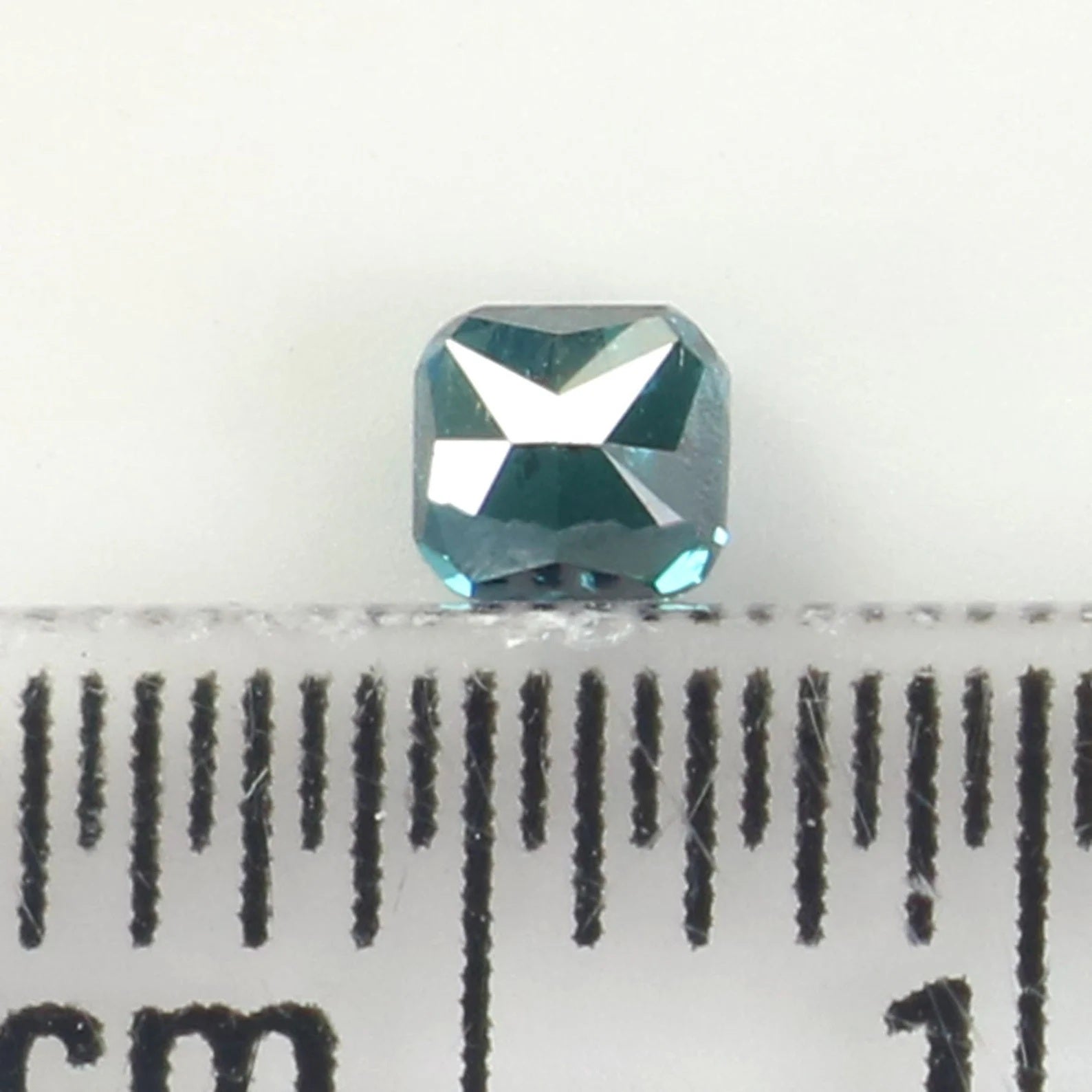 0.16 Ct Natural Loose Diamond, Cushion Diamond, Blue Diamond, Polished Diamond, Brilliant Cut Diamond, Rustic Diamond, Antique Diamond N6515