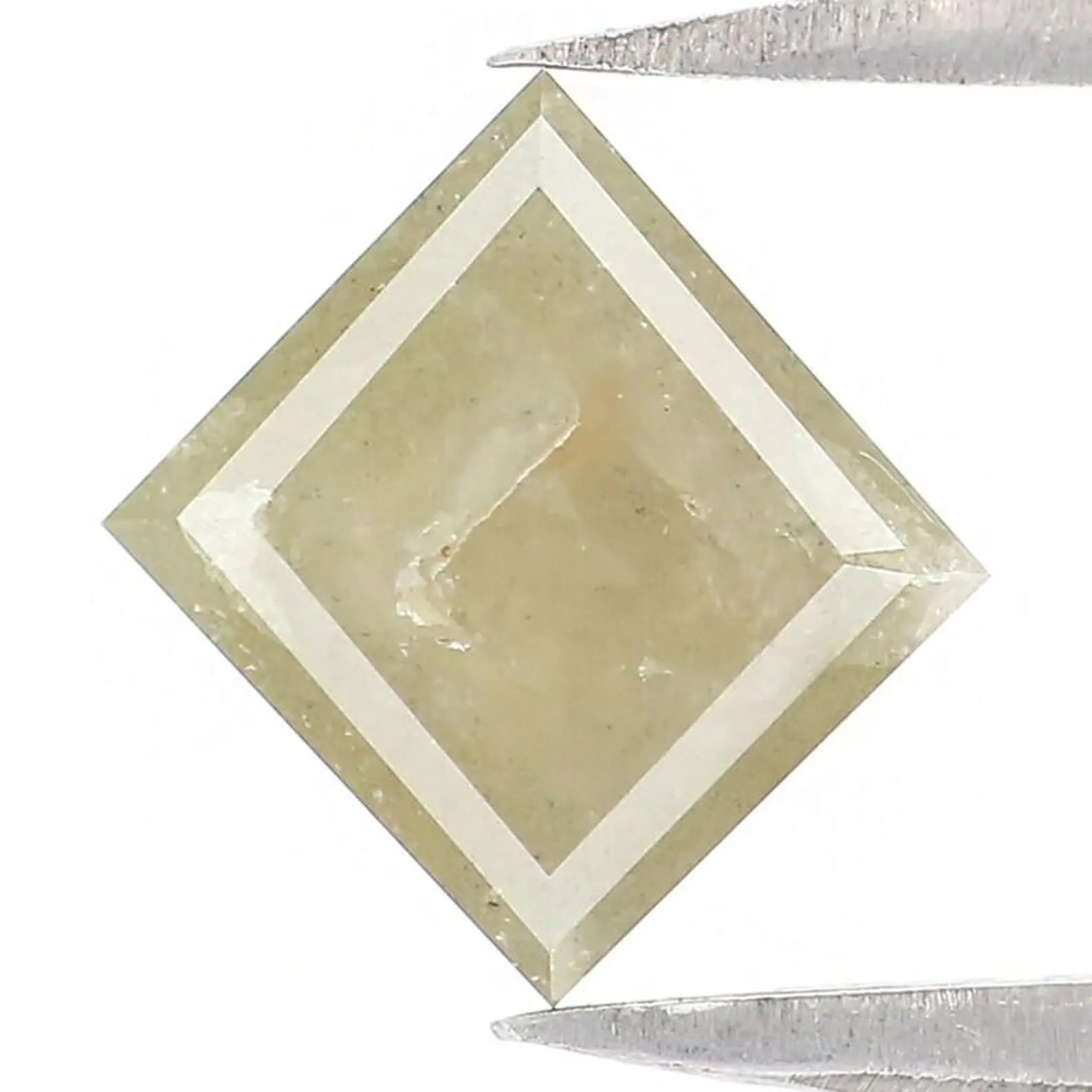 1.06 Ct Natural Loose Kite Shape Diamond Yellow Color Kite Cut Diamond 8.45 MM Natural Diamond Yellow Color Kite Rose Cut Diamond NQ1981