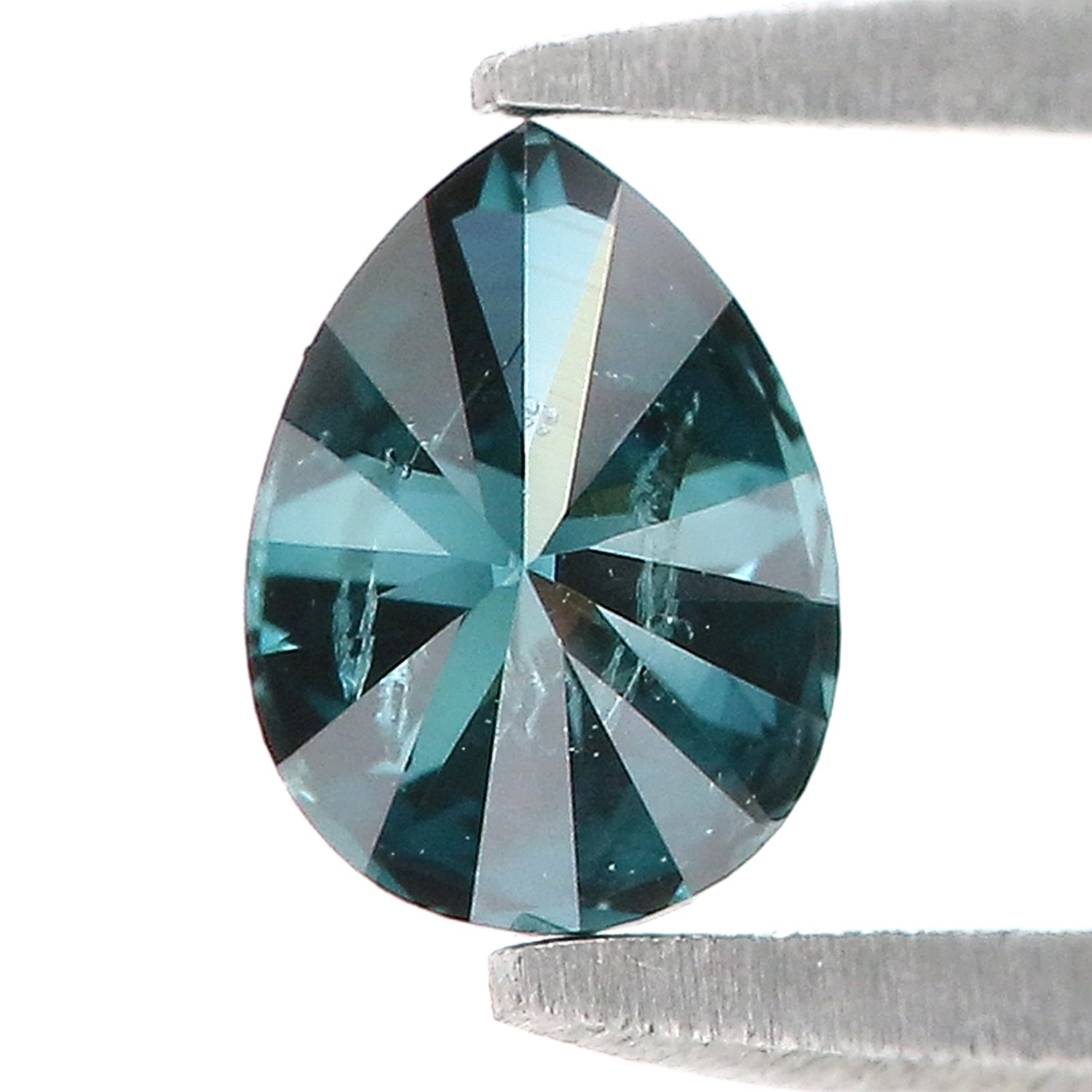 0.40 CT Natural Loose Pear Shape Diamond Blue Color Pear Cut Diamond 5.50 MM Natural Blue Color Diamond Pear Brilliant Cut Diamond LQ924