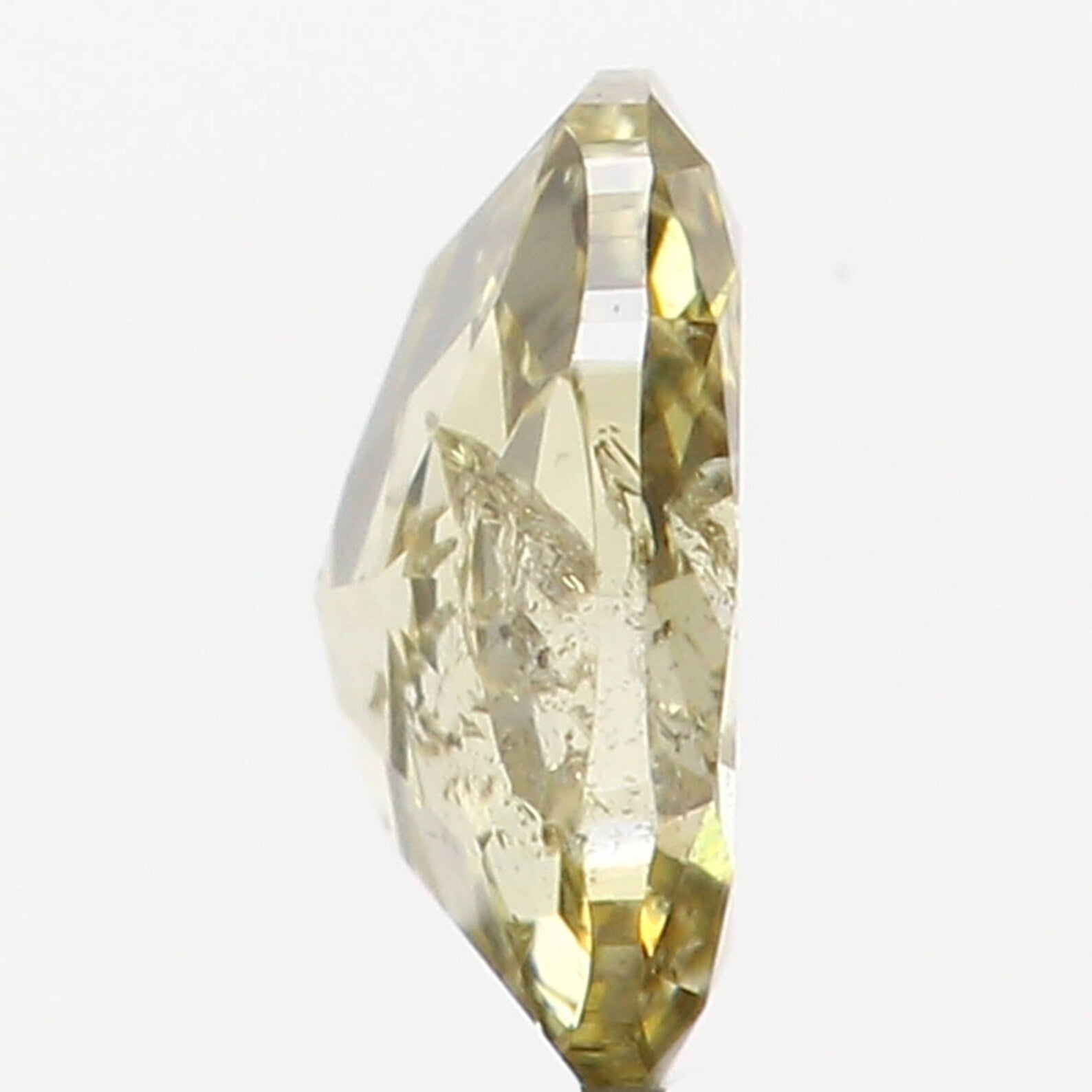 0.15 Ct Natural Loose Diamond Oval Green Color I2 Clarity 3.90 MM N7264