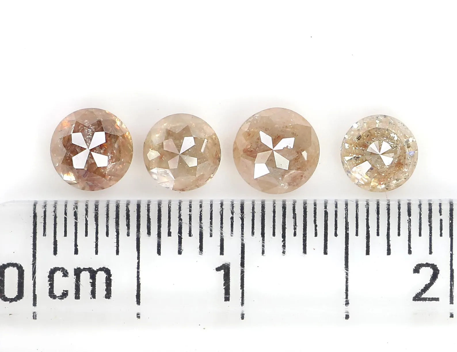 1.24 Ct Natural Loose Round Rose Cut Diamond Brown Color Round Shape Diamond 3.70 MM Natural Loose Brown Color Round Rose Cut Diamond NQ1766