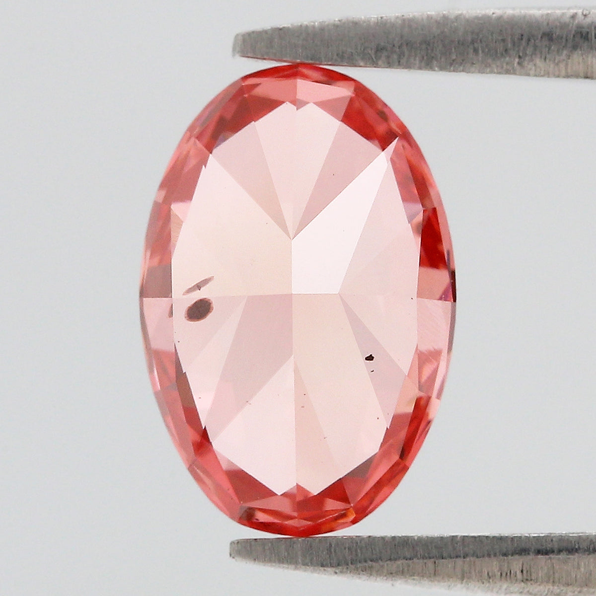 2.01 CT Lab Grown Oval Brilliant Cut Diamond Pink Color Diamond SI1 Clarity Diamond Lab Grown Diamond Lab Created Oval CVD Diamond L3695