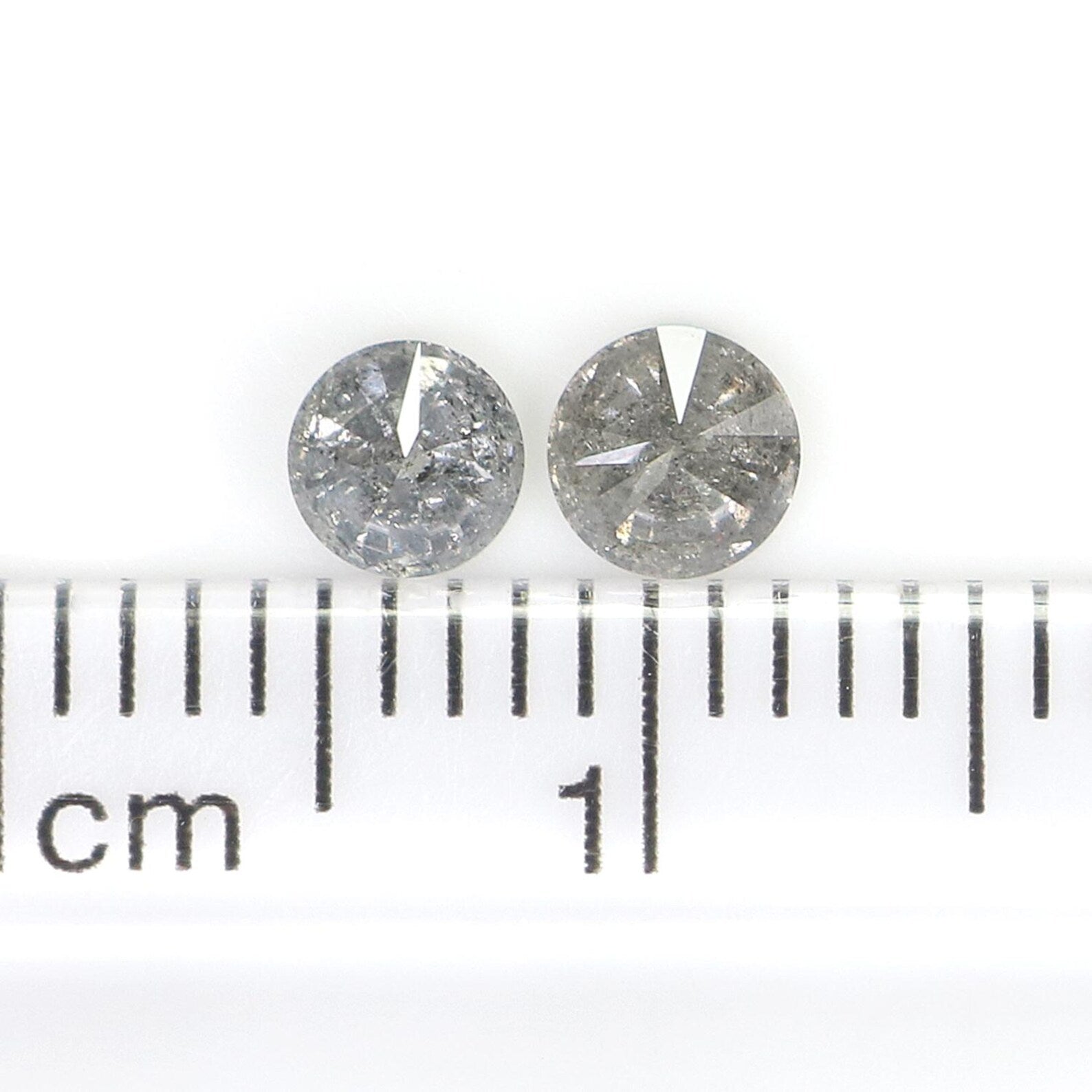0.48 CT Natural Loose Round Shape Diamond Salt And Pepper Round Cut Diamond 3.90 MM Natural Loose Diamond Round Brilliant Cut Diamond NQ2411