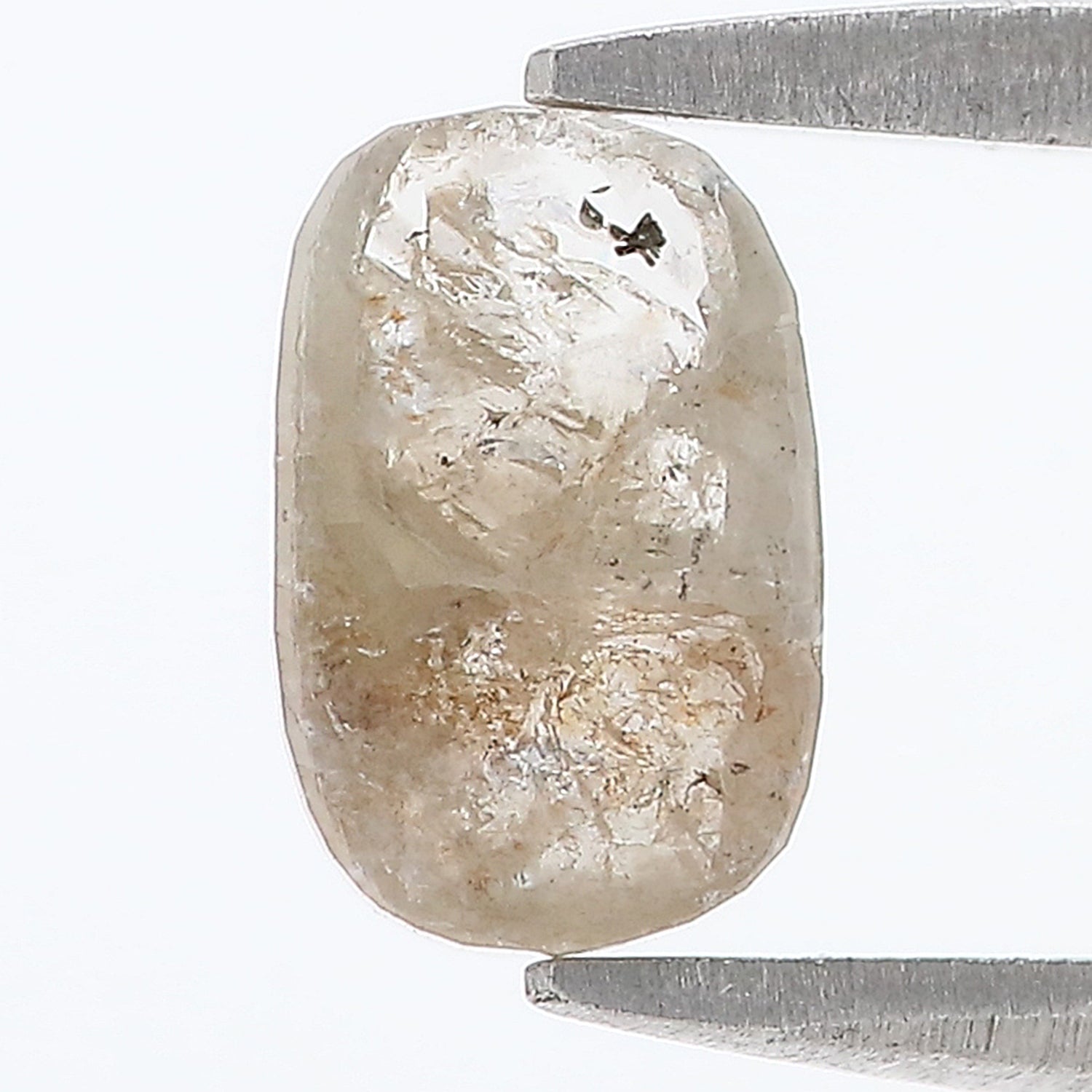 0.78 CT Natural Loose Oval Shape Diamond Grey Color Oval Cut Diamond 7.80 MM Natural Loose Grey Color Diamond Oval Rose Cut Diamond LQ7155