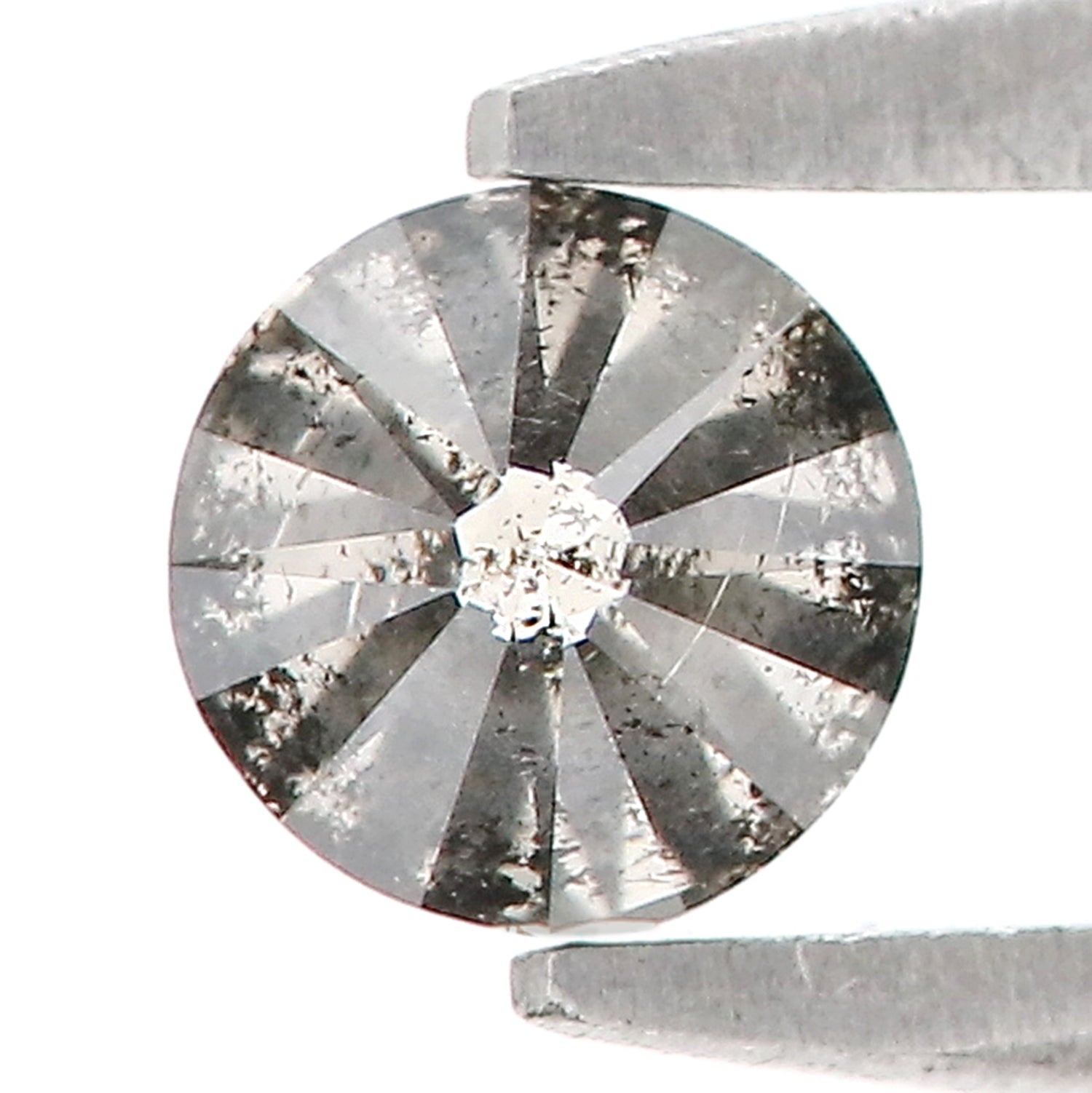 0.37 CT Natural Loose Round Shape Diamond Salt And Pepper Round Cut Diamond 4.10 MM Natural Loose Diamond Round Brilliant Cut Diamond LQ5065