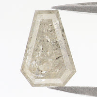 Natural Loose Coffin Diamond, Grey Color Diamond, Natural Loose Diamond, Coffin Diamond, Coffin Cut, 1.26 CT Coffin Shape Diamond L2907