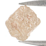 Natural Loose Rough Diamond, Rough Brown Color Diamond Natural Loose Diamond, Uncut Diamonds, Rough Cube Diamond, 1.15 CT Rough Shape KR1249