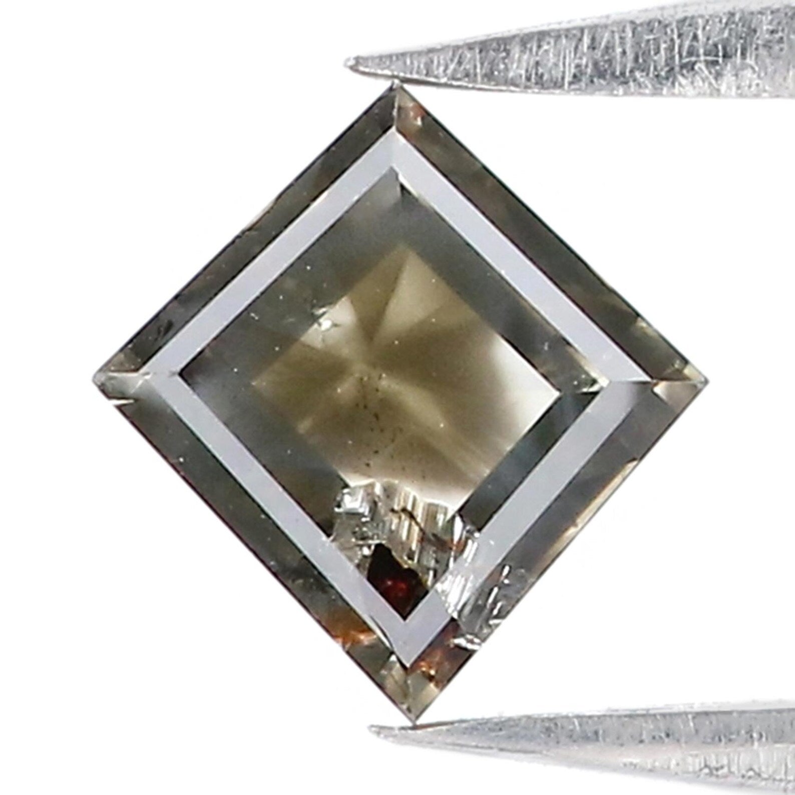 1.07 CT Natural Loose Kite Shape Diamond Grey Color Kite Shape Diamond 7.50 MM Natural Loose Diamond Kite Shape Rose Cut Diamond QN9625