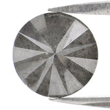 Natural Loose Round Diamond, Salt And Pepper Round Diamond, Natural Loose Diamond, Round Brilliant Cut Diamond, 2.68 CT Round Shape KDK1989