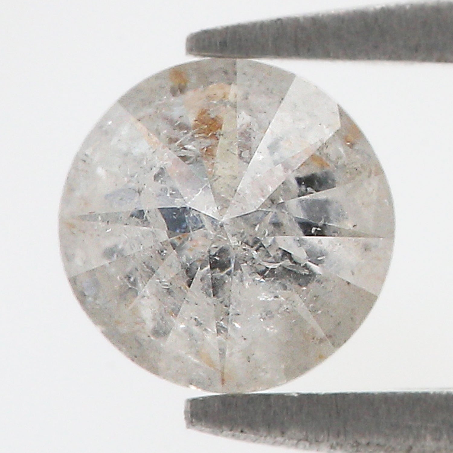 0.78 CT Natural Loose Round Shape Diamond Grey Color Round Cut Diamond 5.80 MM Natural Loose Diamond Round Brilliant Cut Diamond QL5798