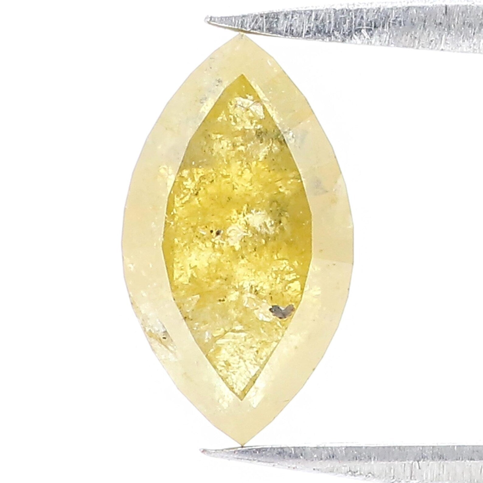 1.68 Ct Natural Loose Marquise Diamond Yellow Color Marquise Diamond 10.80 MM Natural Diamond Yellow Color Marquise Rose Cut Diamond QN7829