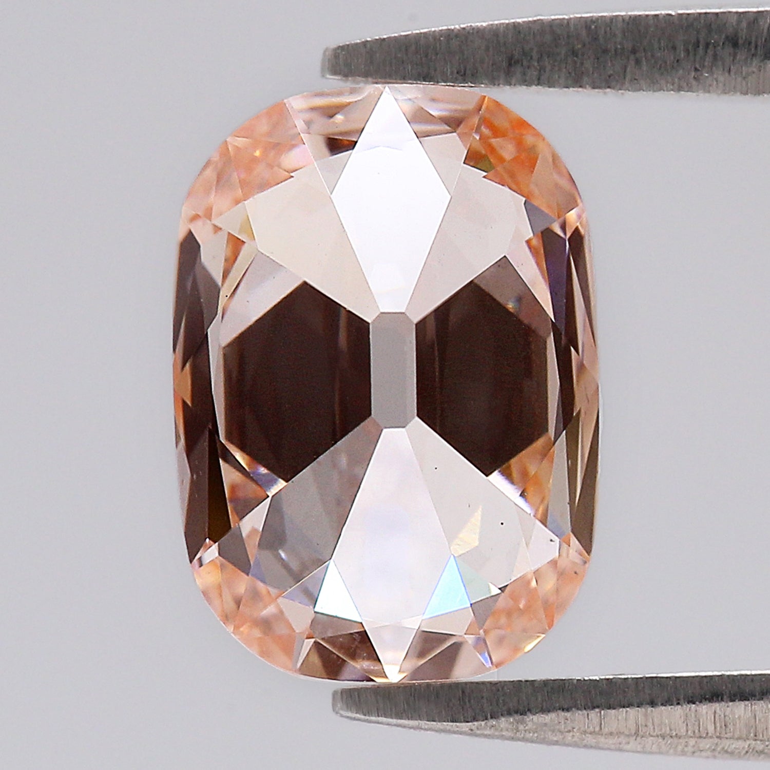 2.13 CT IGI Certified Cushion Old European Cut Diamond Fancy Intense Pink Color VS2 Clarity Lab Grown Diamond Lab Created Lab Diamond L3668
