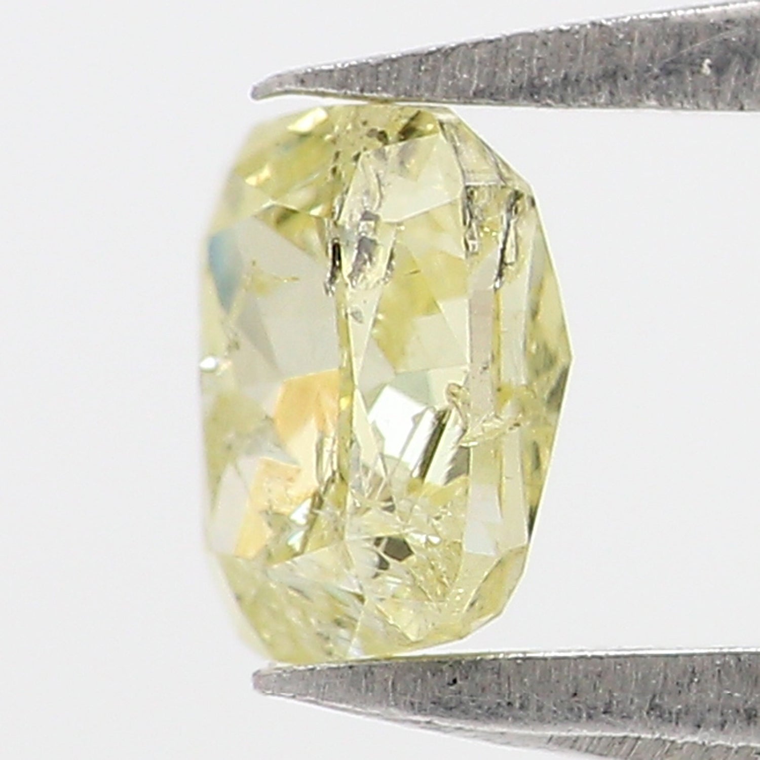 IGI Certified Natural Loose Cushion Modified Brilliant Cut Diamond, Natural Fancy Yellow Color Diamond, Cushion Shape Diamond 0.56 CT KDL7701