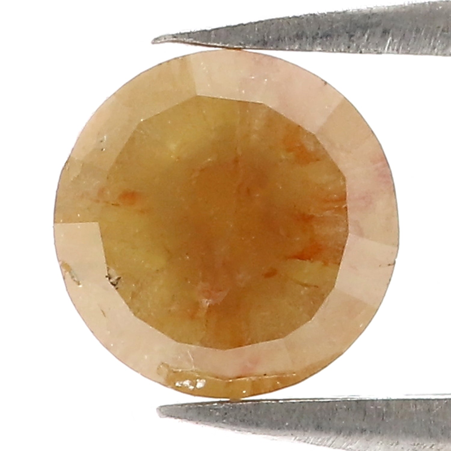 1.31 CT Natural Loose Round Shape Diamond Brown Color Round Cut Diamond 6.45 MM Natural Loose Brown Color Round Rose Cut Diamond LQ9750